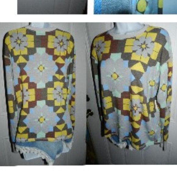 Free People Movement Keep Rolling Printed Long-Sleeve Women's S🆕⌚📦🏃💨🚚 - Picture 3 of 16